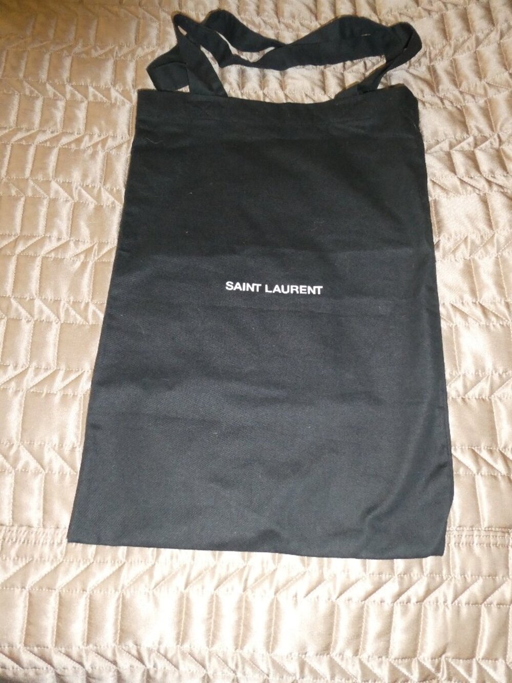 Yves Saint Laurent  Shopping Black Cotton 17 x 12